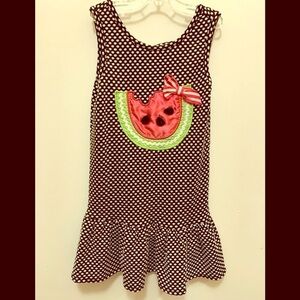 Sweet Heart Rose Black and White Polka Dot Dress